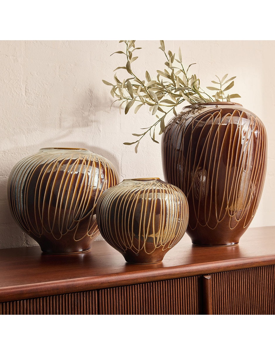 Florero Carved 3