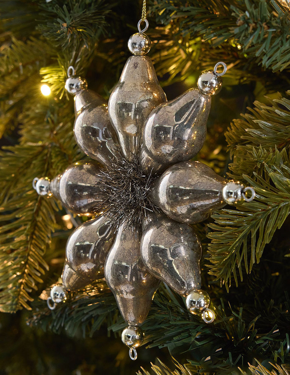 Ornamento navideño Beaded Star 2