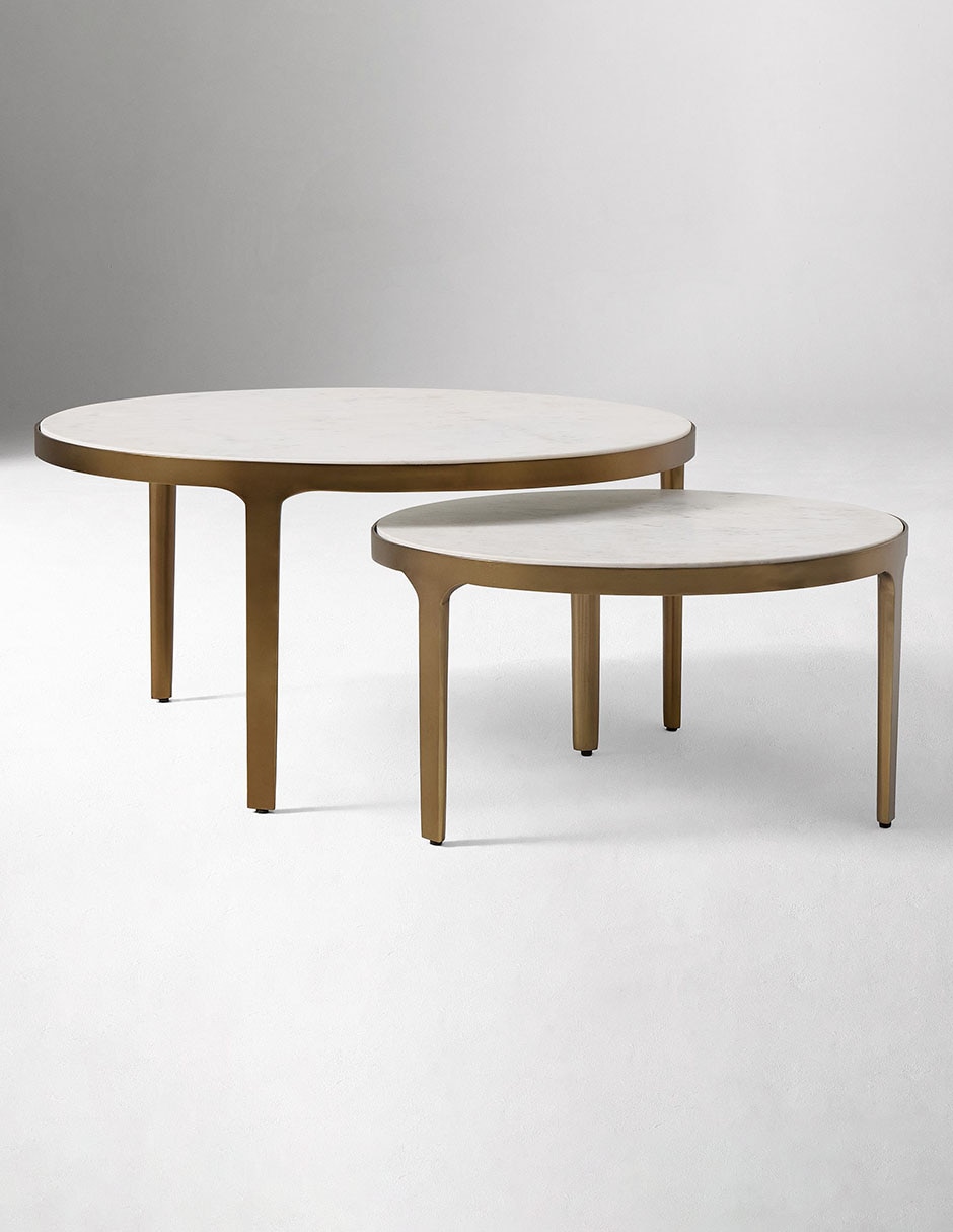 Set mesa de centro Elwell de mármol 2 piezas 1