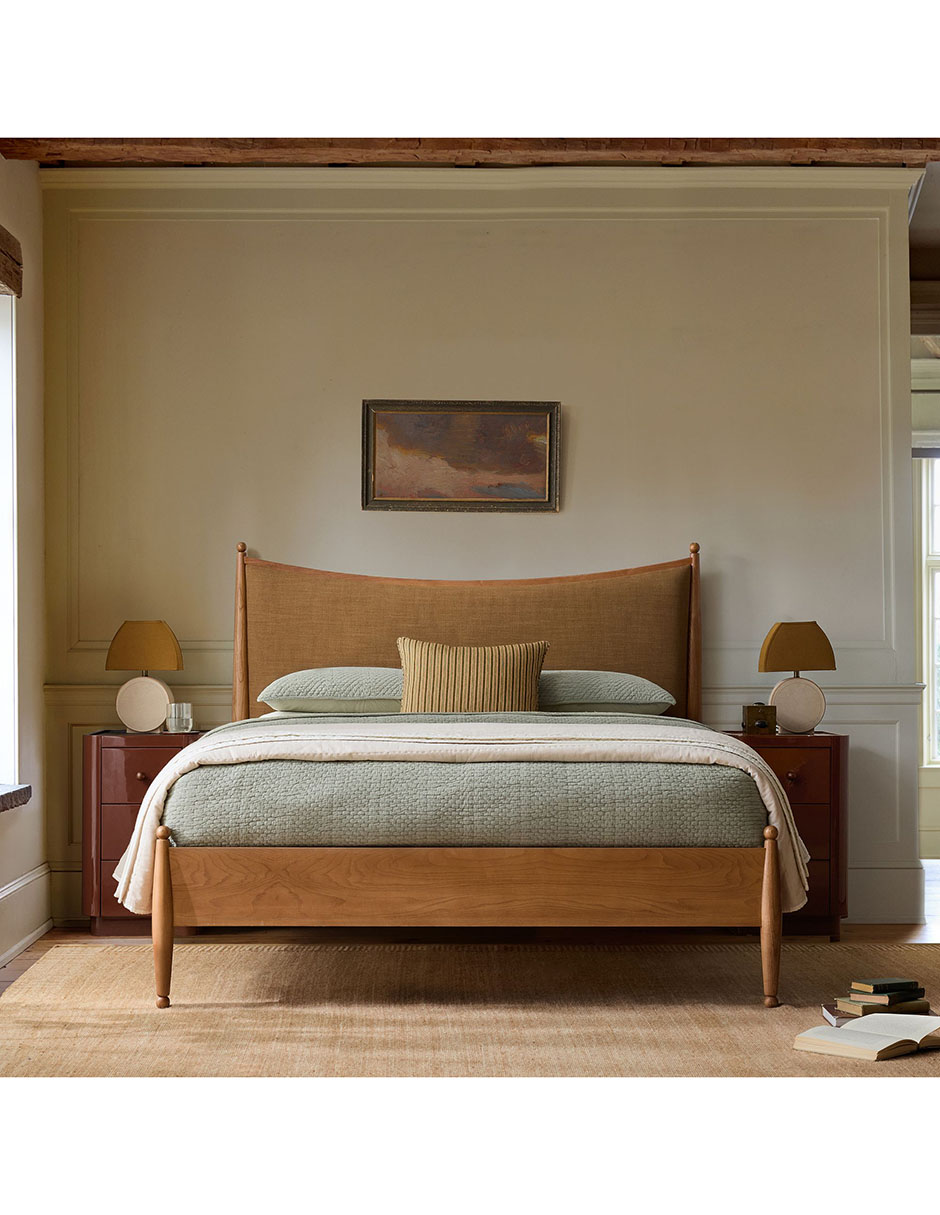 Cama Pierce & Ward de madera Queen Size 2