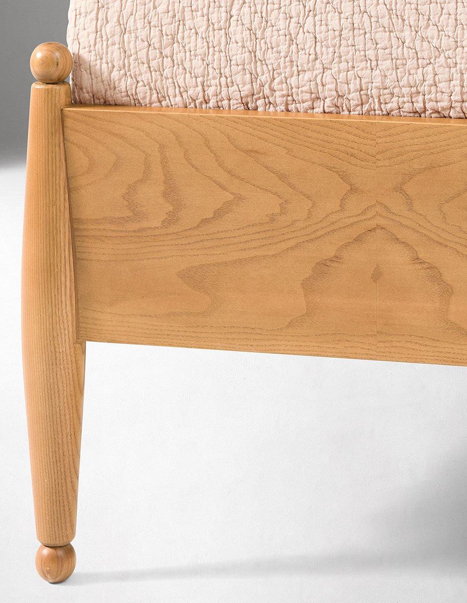 Cama Pierce & Ward de madera Queen Size 8